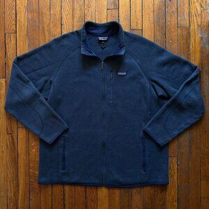 Patagonia Better Sweater Full Zip Jacket Men‎ 2XL Blue Speckled Gorpcore